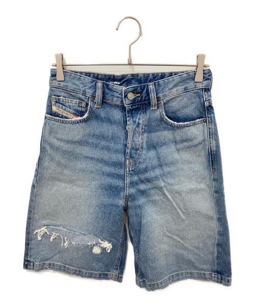 DIESEL（ディーゼル）DIESEL (ディーゼル) DE-SIRE-SHORT インディゴ サイズ:23の古着・服飾アイテム