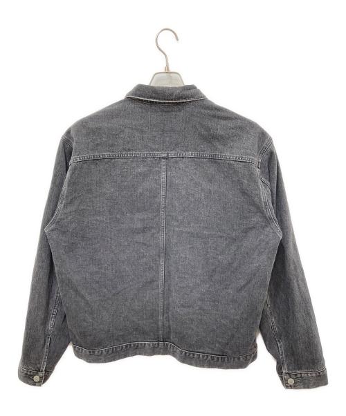 yin da market（イン・ダ・マーケット）yin da market (イン・ダ・マーケット) YANAGI EMBROIDERY DENIM JKT ブラック サイズ:3の古着・服飾アイテム