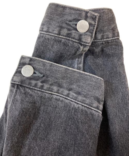 yin da market（イン・ダ・マーケット）yin da market (イン・ダ・マーケット) YANAGI EMBROIDERY DENIM JKT ブラック サイズ:3の古着・服飾アイテム