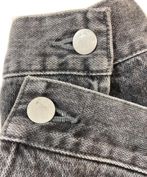 yin da market（イン・ダ・マーケット）yin da market (イン・ダ・マーケット) YANAGI EMBROIDERY DENIM JKT ブラック サイズ:3の古着・服飾アイテム