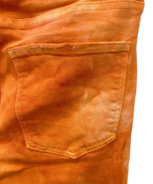 VALABASAS（バラバサス）VALABASAS (バラバサス) 加工ダメージパンツ オレンジ サイズ:32の古着・服飾アイテム