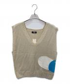 FAFエフエーエフ）の古着「BOBBY KNIT VEST」｜アイボリー