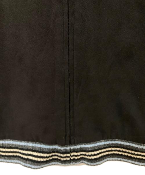 BURBERRY BLACK LABEL（バーバリーブラックレーベル）BURBERRY BLACK LABEL (バーバリーブラックレーベル) 切替ニットブルゾン ブラック サイズ:3の古着・服飾アイテム