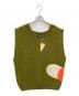 FAF（エフエーエフ）の古着「BOBBY KNIT VEST」｜カーキ