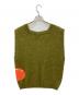 FAF (エフエーエフ) BOBBY KNIT VEST カーキ サイズ:3 未使用品：6000円