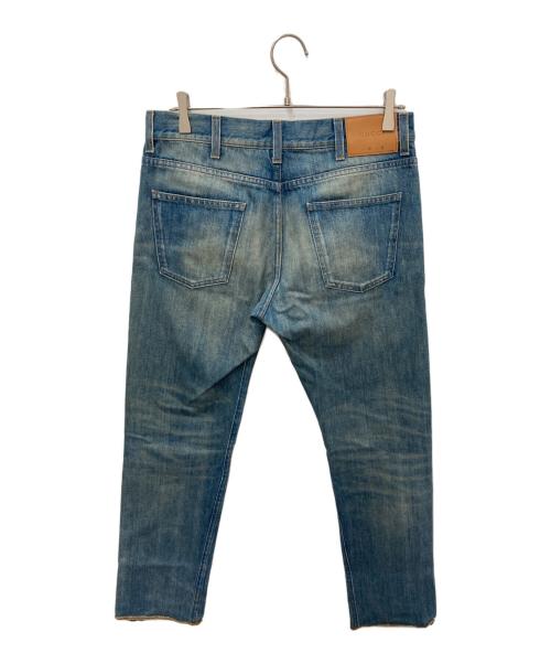 GUCCI（グッチ）GUCCI (グッチ) Snake Embroidery Denim Pant インディゴ サイズ:32の古着・服飾アイテム