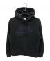 NIKE（ナイキ）の古着「Leather Applique Hooded Sweatshirt」｜ブラック
