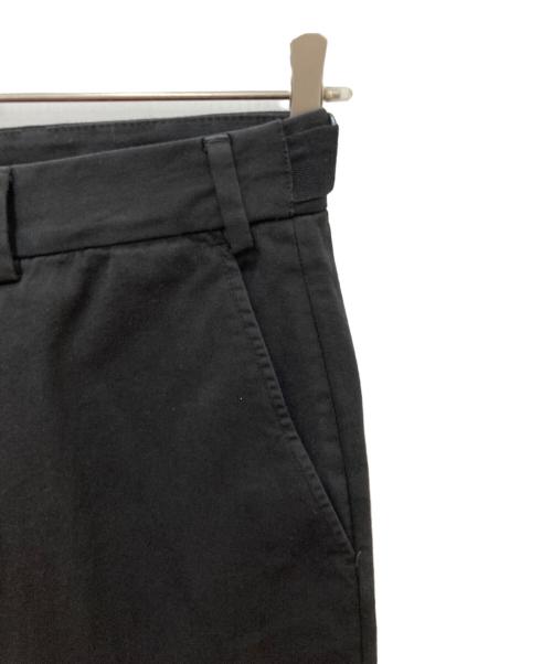 DRIES VAN NOTEN（ドリスヴァンノッテン）DRIES VAN NOTEN (ドリスヴァンノッテン) コットンストレートスラックス ブラック サイズ:46の古着・服飾アイテム