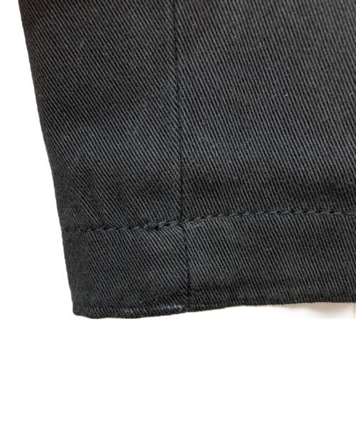 DRIES VAN NOTEN（ドリスヴァンノッテン）DRIES VAN NOTEN (ドリスヴァンノッテン) コットンストレートスラックス ブラック サイズ:46の古着・服飾アイテム