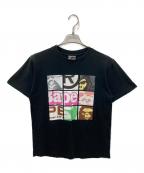 BAPE BY A BATHING APEベイプバイアベイシングエイプ）の古着「プリントTシャツ」｜ブラック