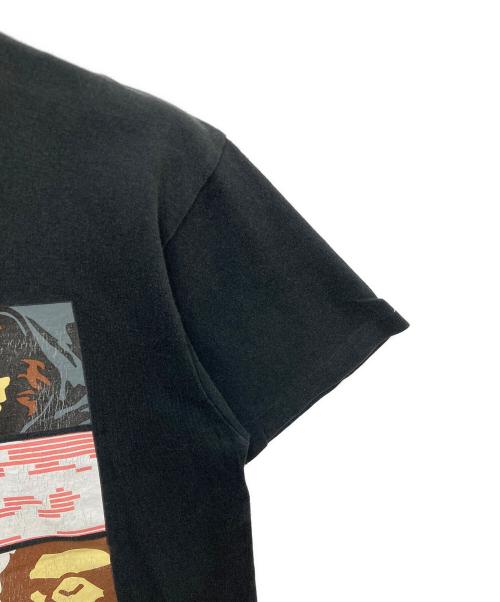 BAPE BY A BATHING APE（ベイプバイアベイシングエイプ）BAPE BY A BATHING APE (ベイプバイアベイシングエイプ) プリントTシャツ ブラック サイズ:Ｍの古着・服飾アイテム