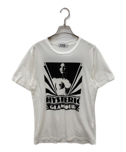 Hysteric Glamour（ヒステリックグラマー）Hysteric Glamour (ヒステリックグラマー) プリントTシャツ ホワイト サイズ:Ｍの古着・服飾アイテム