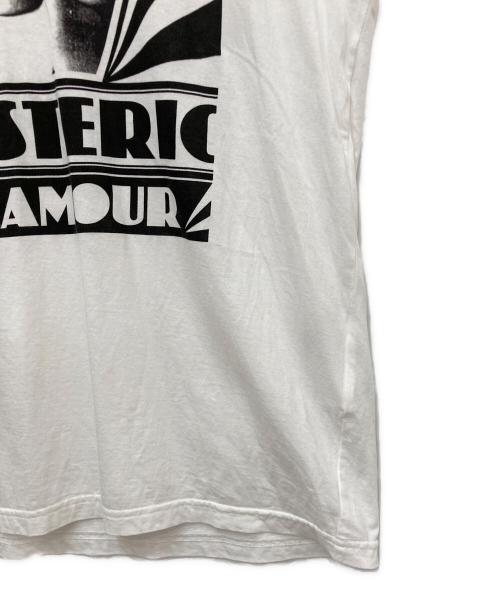 Hysteric Glamour（ヒステリックグラマー）Hysteric Glamour (ヒステリックグラマー) プリントTシャツ ホワイト サイズ:Ｍの古着・服飾アイテム