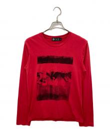 Hysteric Glamour（ヒステリックグラマー）の古着「ロングスリーブカットソー」｜レッド