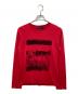 Hysteric Glamour（ヒステリックグラマー）の古着「ロングスリーブカットソー」｜レッド