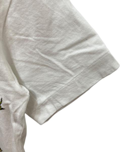 PLAY COMME des GARCONS（プレイコムデギャルソン）PLAY COMME des GARCONS (プレイコムデギャルソン) プリントTシャツ ホワイト サイズ:Sの古着・服飾アイテム