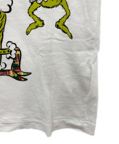 PLAY COMME des GARCONS（プレイコムデギャルソン）PLAY COMME des GARCONS (プレイコムデギャルソン) プリントTシャツ ホワイト サイズ:Sの古着・服飾アイテム
