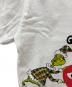 中古・古着 PLAY COMME des GARCONS (プレイコムデギャルソン) プリントTシャツ ホワイト サイズ:S：8000円
