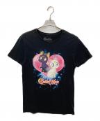 SAILOR MOONセーラームーン）の古着「半袖Tシャツ」｜ブラック