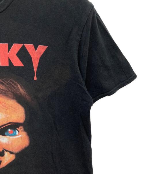 CHUCKY（チャッキー）CHUCKY (チャッキー) プリントTシャツ ブラック サイズ:Lの古着・服飾アイテム