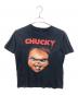 CHUCKY（チャッキー）の古着「プリントTシャツ」｜ブラック