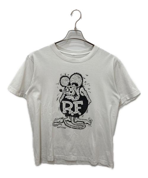 rat fink（ラットフィンク）rat fink (ラットフィンク) プリントTシャツ ホワイト サイズ:Ｍの古着・服飾アイテム