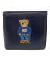 POLO RALPH LAUREN（ポロ・ラルフローレン）の古着「ポロベア2つ折り財布」｜ネイビー