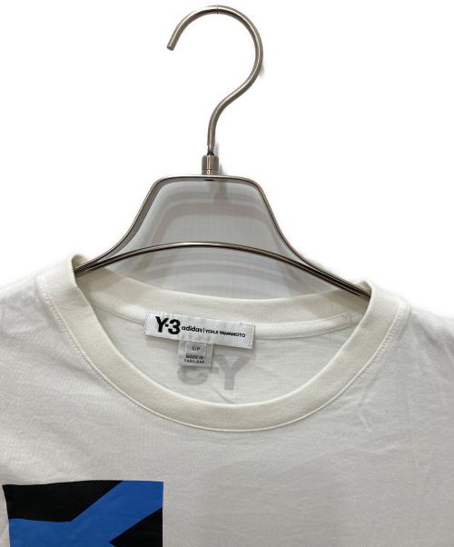 Y-3（ワイスリー）Y-3 (ワイスリー) プリントTシャツ ホワイト サイズ:Sの古着・服飾アイテム