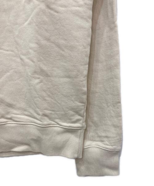 maison kitsune（メゾンキツネ）MAISON KITSUNE (メゾンキツネ) FOX CAFE KITSUNE CLASSIC SWEATSHIRT ベージュ サイズ:Sの古着・服飾アイテム