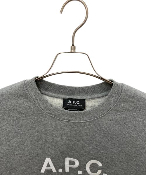 A.P.C.（アーペーセー）A.P.C. (アーペーセー) クルーネックスウェット グレー サイズ:Ｍの古着・服飾アイテム