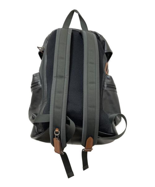 COACH（コーチ）COACH (コーチ) パフォレイテッド ミックスド マテリアル テレイン トレック バックパック ブラックの古着・服飾アイテム
