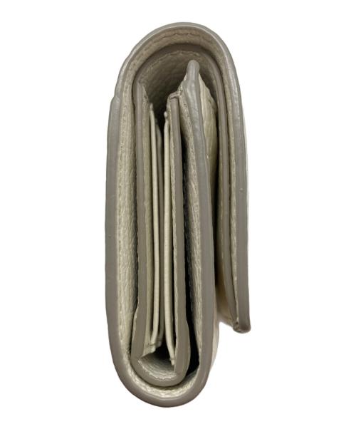 Maison Margiela（メゾンマルジェラ）Maison Margiela (メゾンマルジェラ) 4ステッチ 三つ折り ウォレット ホワイトの古着・服飾アイテム