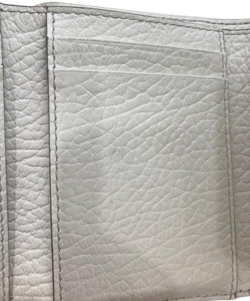 Maison Margiela（メゾンマルジェラ）Maison Margiela (メゾンマルジェラ) 4ステッチ 三つ折り ウォレット ホワイトの古着・服飾アイテム