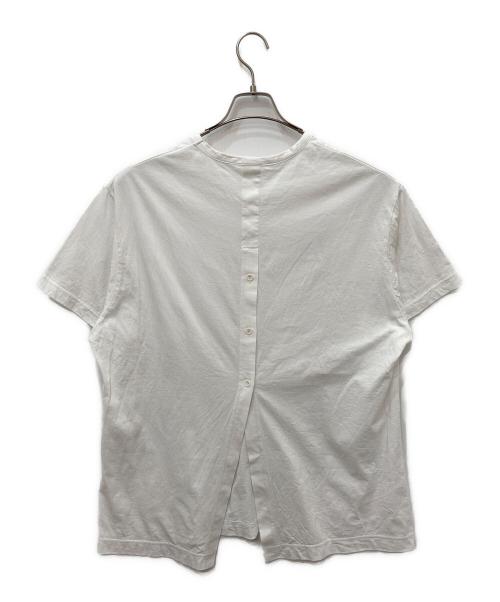 GROUND Y（グラウンドワイ）GROUND Y (グラウンドワイ) バックスリットショートスリーブ] ホワイト サイズ:3の古着・服飾アイテム