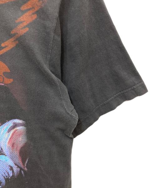 -（-）- (-) プリントTシャツ ブラック サイズ:記載なしの為実寸参照の古着・服飾アイテム