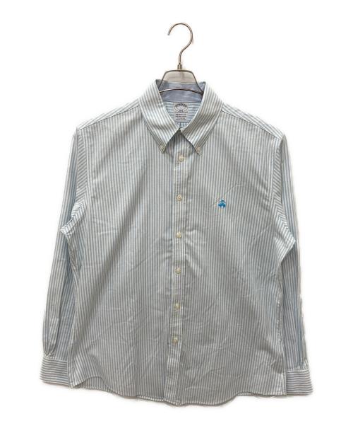 BROOKS BROTHERS（ブルックスブラザーズ）BROOKS BROTHERS (ブルックスブラザーズ) ストライプシャツ ブルー サイズ:Lの古着・服飾アイテム