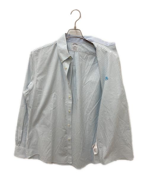 BROOKS BROTHERS（ブルックスブラザーズ）BROOKS BROTHERS (ブルックスブラザーズ) ストライプシャツ ブルー サイズ:Lの古着・服飾アイテム