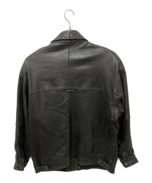 pellepelle（ペレペレ）pellepelle (ペレペレ) レザージャケット ブラック サイズ:42の古着・服飾アイテム