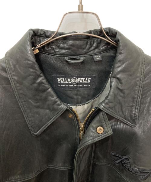 pellepelle（ペレペレ）pellepelle (ペレペレ) レザージャケット ブラック サイズ:42の古着・服飾アイテム