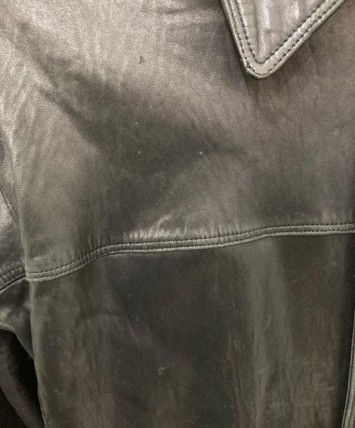 pellepelle（ペレペレ）pellepelle (ペレペレ) レザージャケット ブラック サイズ:42の古着・服飾アイテム