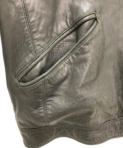 pellepelle（ペレペレ）pellepelle (ペレペレ) レザージャケット ブラック サイズ:42の古着・服飾アイテム