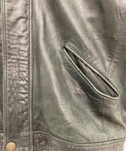 pellepelle（ペレペレ）pellepelle (ペレペレ) レザージャケット ブラック サイズ:42の古着・服飾アイテム