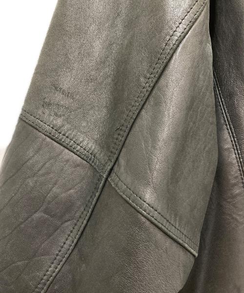 pellepelle（ペレペレ）pellepelle (ペレペレ) レザージャケット ブラック サイズ:42の古着・服飾アイテム