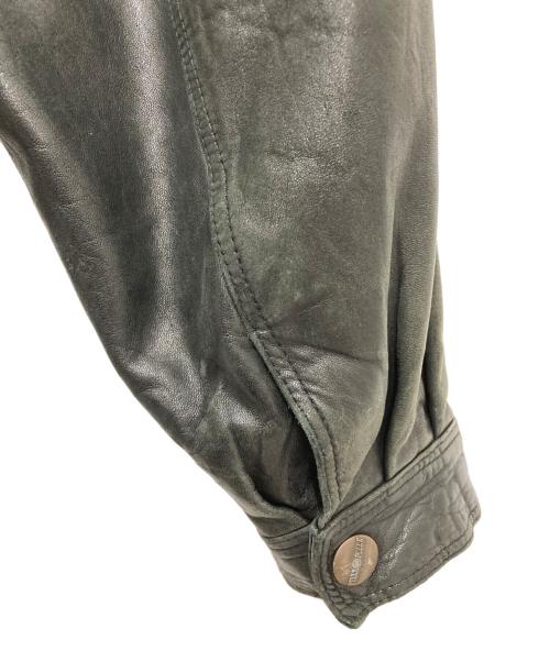 pellepelle（ペレペレ）pellepelle (ペレペレ) レザージャケット ブラック サイズ:42の古着・服飾アイテム