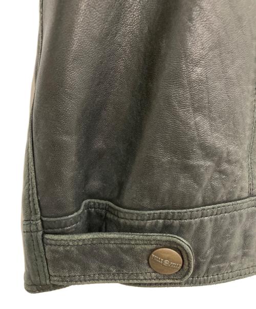 pellepelle（ペレペレ）pellepelle (ペレペレ) レザージャケット ブラック サイズ:42の古着・服飾アイテム