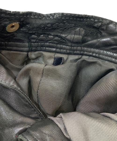 pellepelle（ペレペレ）pellepelle (ペレペレ) レザージャケット ブラック サイズ:42の古着・服飾アイテム