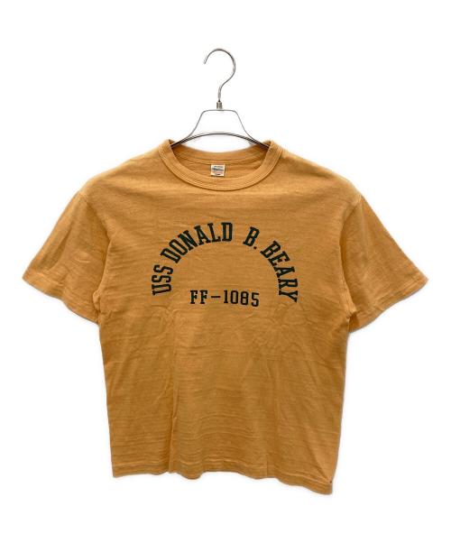WAREHOUSE（ウエアハウス）WAREHOUSE (ウエアハウス) プリントTシャツ オレンジ サイズ:Lの古着・服飾アイテム