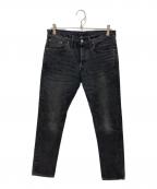 RRLダブルアールエル）の古着「SLIM NARROW ブラックデニム」｜ブラック
