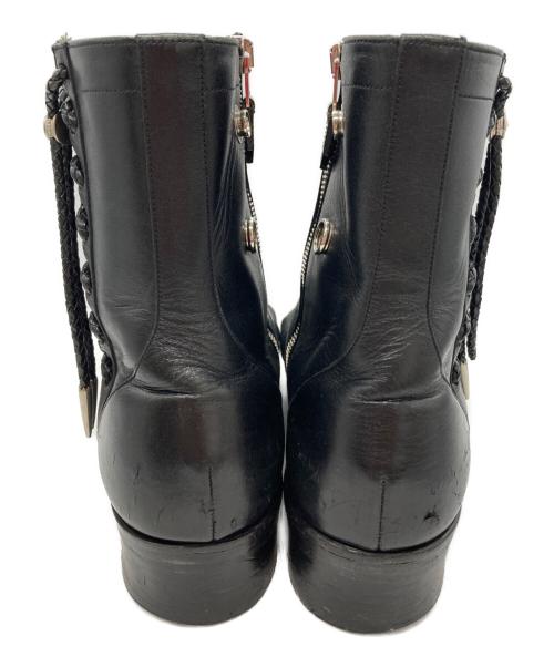 foot the coacher（フットザコーチャー）foot the coacher (フットザコーチャー) SIDE LACE BOOTS ブラック サイズ: 9.5の古着・服飾アイテム