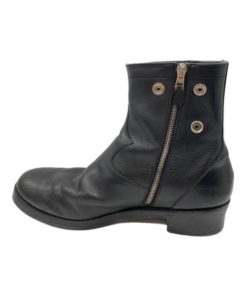 foot the coacher（フットザコーチャー）foot the coacher (フットザコーチャー) SIDE LACE BOOTS ブラック サイズ: 9.5の古着・服飾アイテム